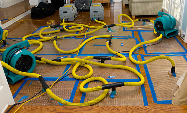 Water damage restoration process in Waskom, TX